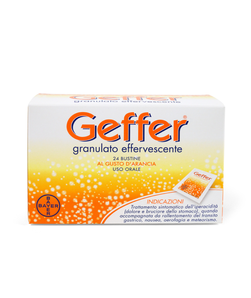 GEFFER GRANULATOT EFFERVESCENTE 24 BUSTINE 5G - Abelastore.it - Farmaci ed Integratori