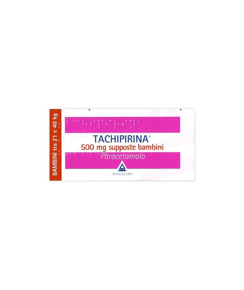 TACHIPIRINA BAMBINI 10 SUPPOSTE 500MG - Abelastore.it - Farmaci ed Integratori