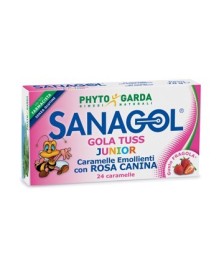 SANAGOL GOLA TUSS JUNIOR FRAGOLA 24 CARAMELLE - Abelastore.it - FarmadatiParafarmaci