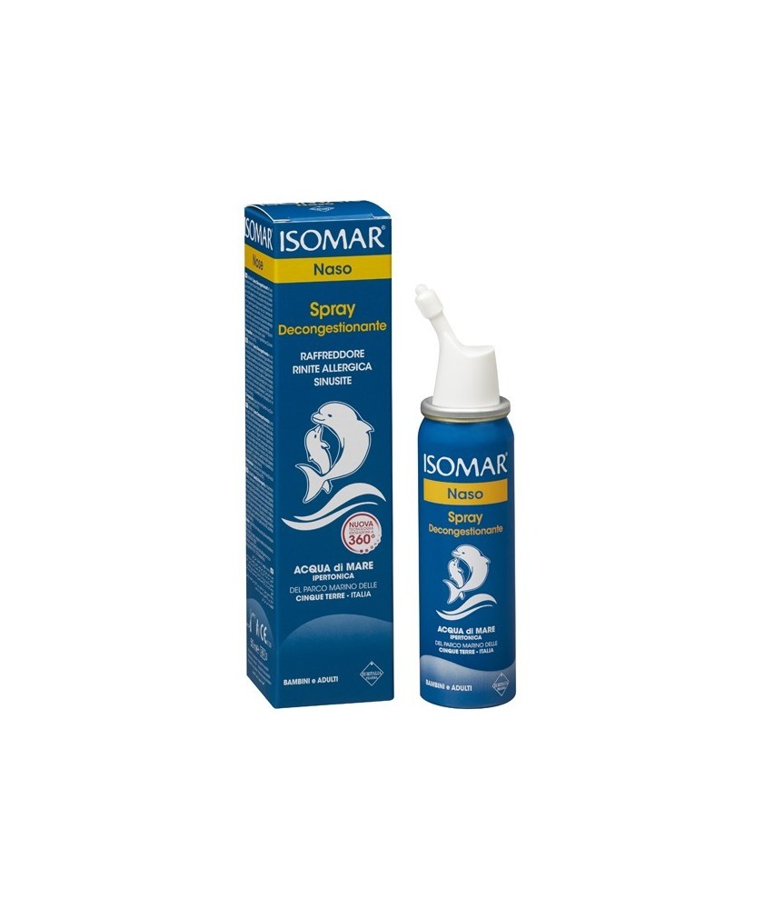 ISOMAR NASO CHIUSO SOLUZIONE ACQUA DI MARE IPERTONICA PER DECONGESTIONE NASO CHIUSO 50 ML - Abelastore.it - Farmaci ed Integr...