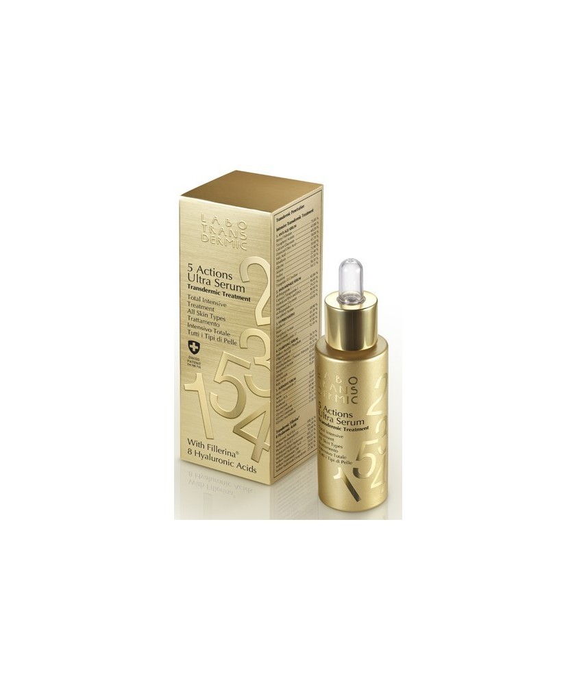 LABO TRANSDERMIC ULTRA SERUM 5 AZIONI 30 ML - Abelastore.it - Cosmetici e Bellezza