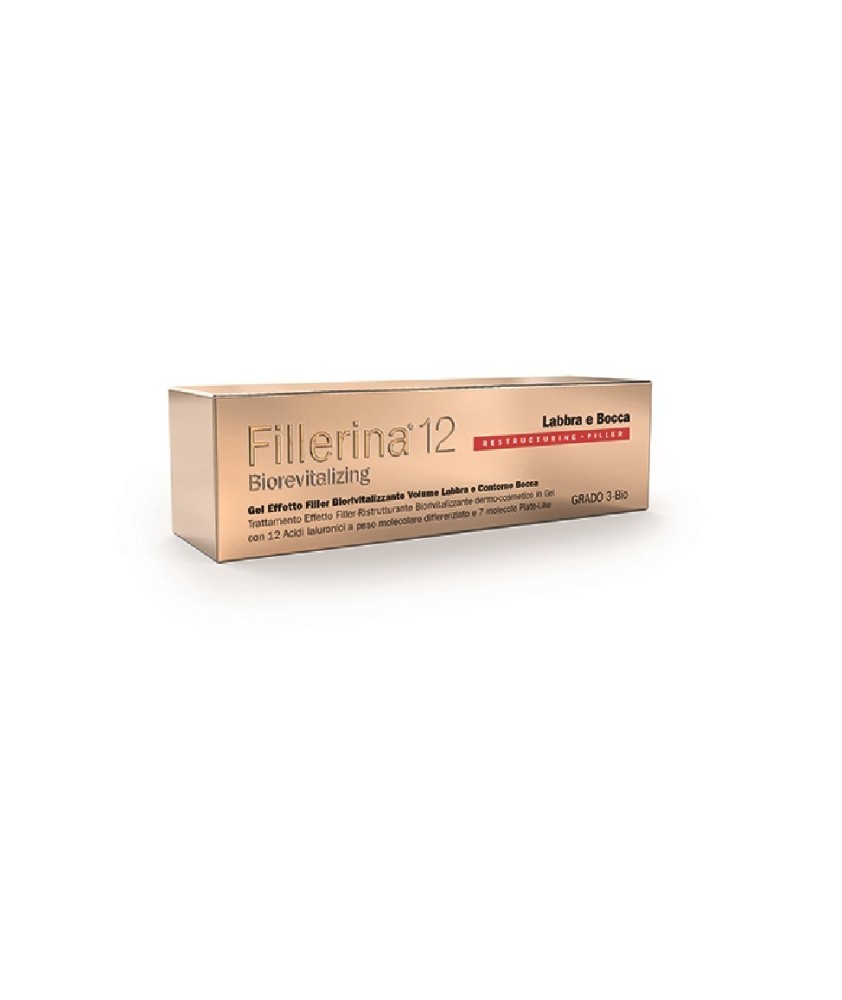 FILLERINA 12HA LABBRA E BOCCA GEL BIOREVITALIZING GRADO 3 - Abelastore.it - Cosmetici e Bellezza