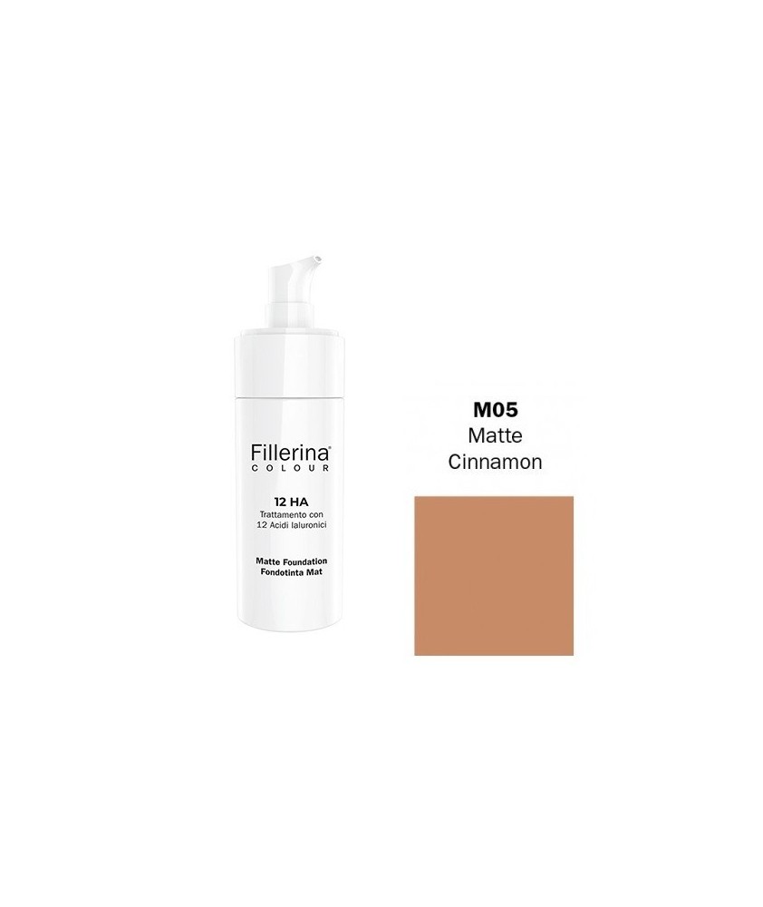 FILLERINA COLOUR 12HA FONDOTINTA MAT EFFETTO FILLER colore M05 30 ML - Abelastore.it - Cosmetici e Bellezza