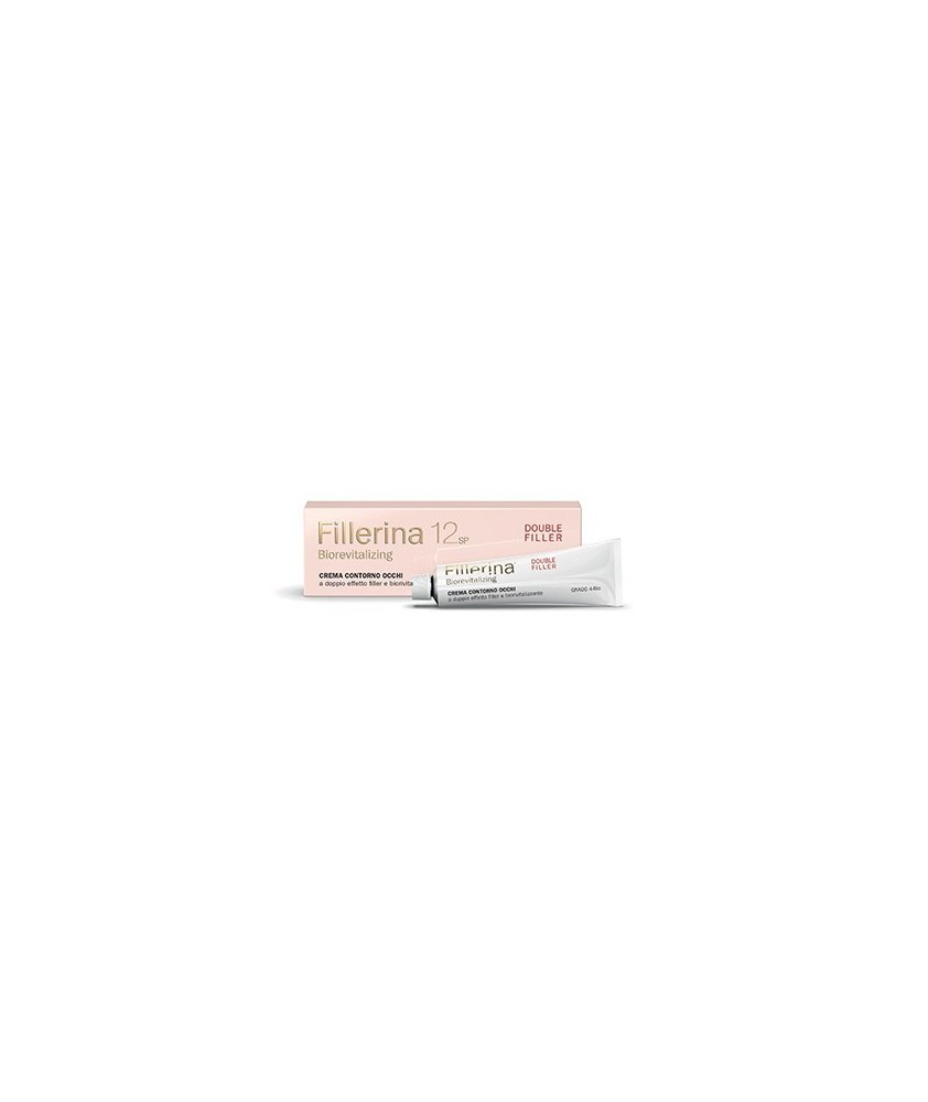 FILLERINA 12 DOUBLE FILLER BIOREVITALIZING CREMA CONTORNO OCCHI GRADO 3 BIO 15 ML - Abelastore.it - Cosmetici e Bellezza