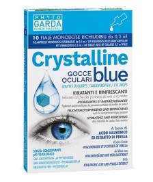 CRYSTALLINE BLUE GOCCE OCULARI MONODOSE 10 FIALE 0,5 ML - Abelastore.it - Per la Salute