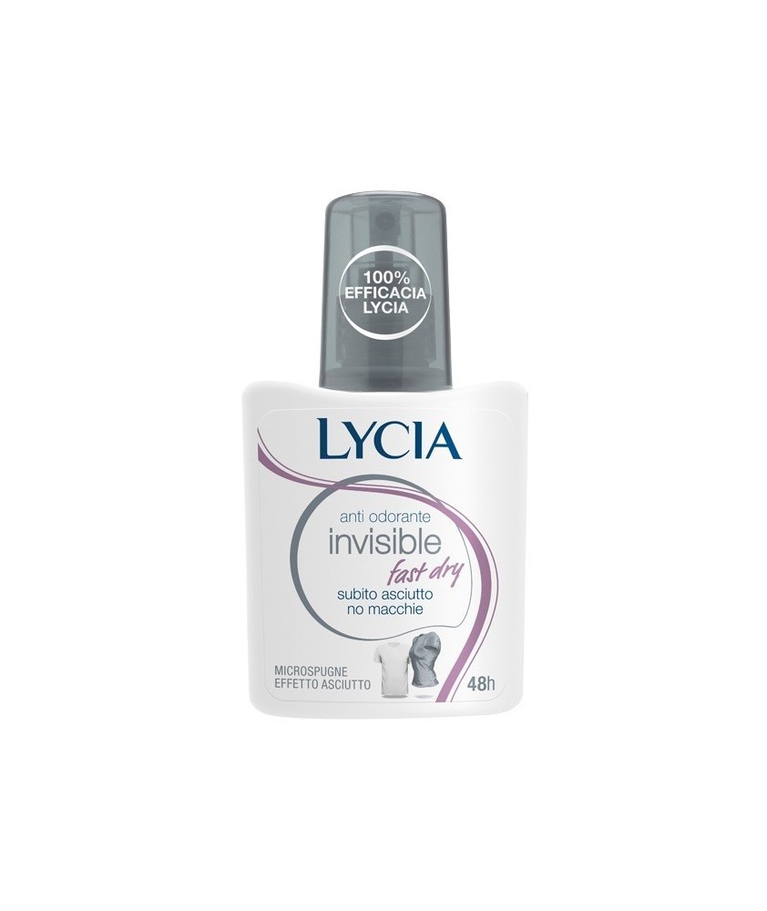 LYCIA DEO INVISIBLE FAST DRY 75 ML - Abelastore.it - Deodoranti