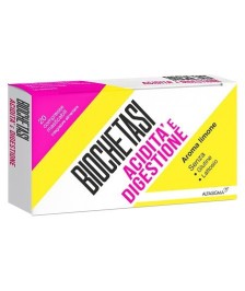 BIOCHETASI ACIDITA' E DIGESTIONE 20 COMPRESSE MASTICABILI AROMA LIMONE - Abelastore.it - Farmaci ed Integratori