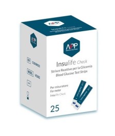 STRISCIA REATTIVA PER GLICEMIA INSULIFE CHECK 25 PEZZI - Abelastore.it - Dispositivi sanitari