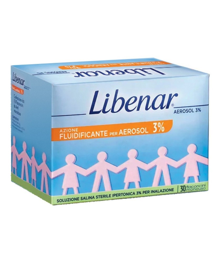 LIBENAR AEROSOL 3% IPERTONICA 30 FIALE - Abelastore.it - Farmaci ed Integratori