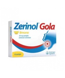 Zerinol Gola - Limone 20 Mg - 18 Pastiglie