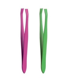 TROUSS 5 - PINZETTE GOMMATE PUNTA A GRANCHIO VIOLA - Abelastore.it - Cosmetici e Bellezza