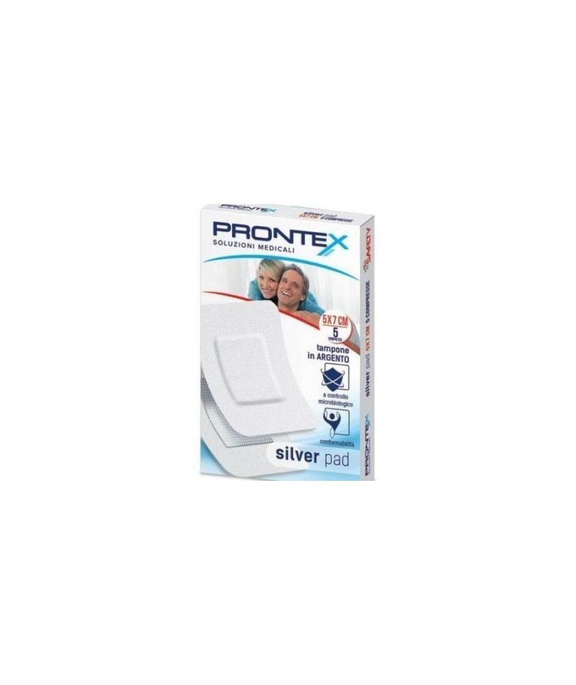 CEROTTO PRONTEX SILVER PAD 5X7 CM - Abelastore.it - Dispositivi Sanitari
