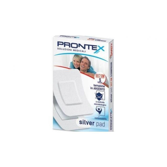 Cerotto Prontex Silver Pad X Cm Di Fasce E Cerotti