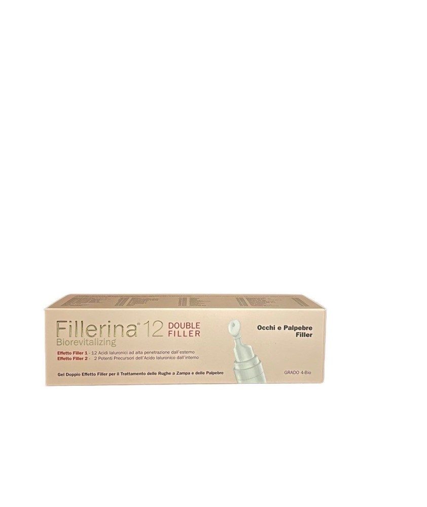 FILLERINA 12 DOUBLE FILLER OCCHI E PALPEBRE GEL BIOREVITALIZING GRADO 4-BIO DISPENSER EYE MASSAGE TIP - Abelastore.it - Cosme...