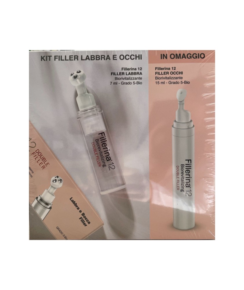 PROMO GIFT FILLERINA DOUBLE FILLER ZONE SPECIFICHE BIO LABBRA E BOCCA + OCCHI E PALPEBRE IN OMAGGIO GRADO 5 - Abelastore.it -...