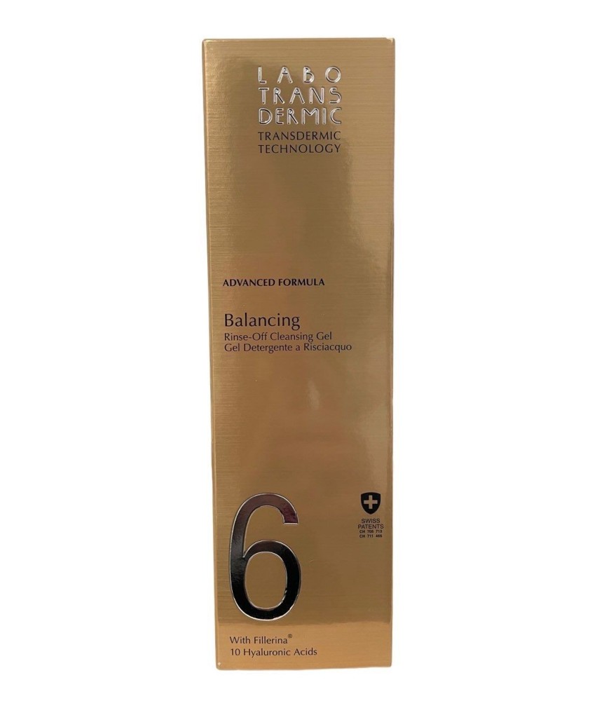 LABO TRANSDERMIC 6 - CLEANSER A RISCIACQUO - GEL DETERGENTE A RISCIACQUO 200 ML - Abelastore.it - Cosmetici e Bellezza