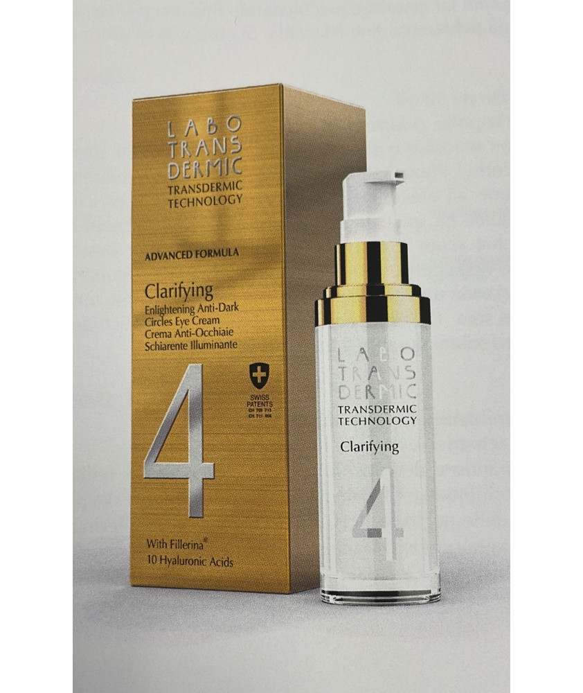 LABO TRANSDERMIC 4 - CREMA ANTI-OCCHIAIE SCHIARENTE ILLUMINANTE 15 ML - Abelastore.it - Cosmetici e Bellezza