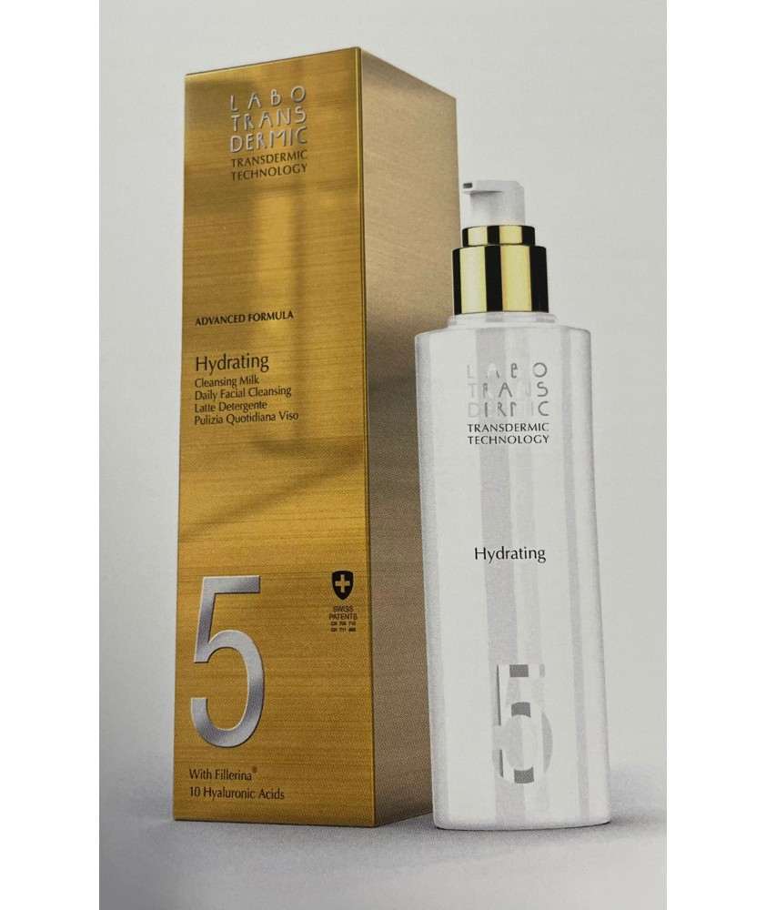 LABO TRANSDERMIC 5 - CLEANSER LATTE DETERGENTE 200 ML - Abelastore.it - Cosmetici e Bellezza