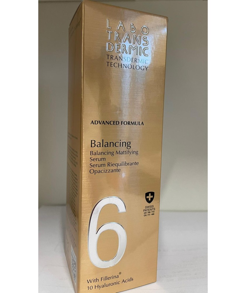 6 TRANSDERMIC SERUM RIEQUILIBRANTE OPACIZZANTE 30 ML - Abelastore.it - Cosmetici e Bellezza