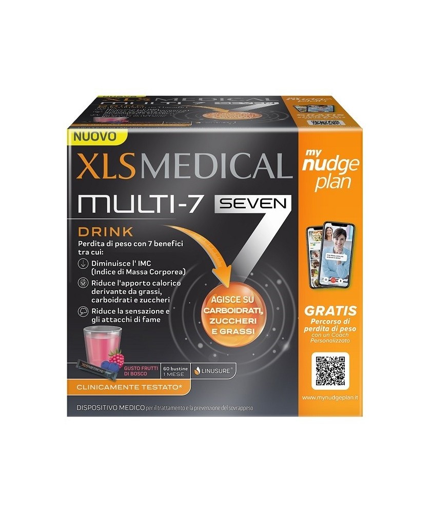 XLS MEDICAL MULTI7 DRINK 60 BUSTINE - Abelastore.it - Integratori e Alimenti