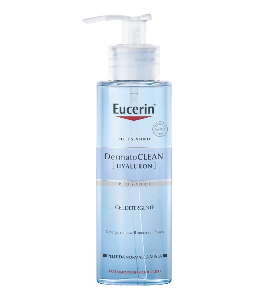 EUCERIN DERMATOCLEAN GEL 200 ML - DETERGENTE VISO - Abelastore.it - Cosmetici e Bellezza