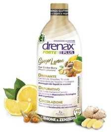 DRENAX FORTE PLUS GINGER LEMON 750 ML - INTEGRATORE ALIMENTARE SCAD 01/2025 - Abelastore.it - Farmaci ed Integratori