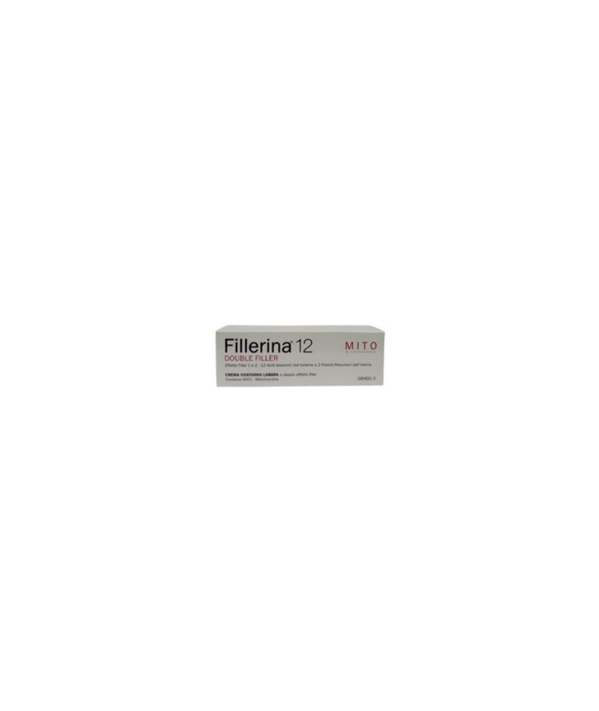 FILLERINA 12 DOUBLE FILLER MITO BASE - CREMA CONTORNO LABBRA GRADO 3 -TUBO 15 ML - Abelastore.it - Cosmetici e Bellezza