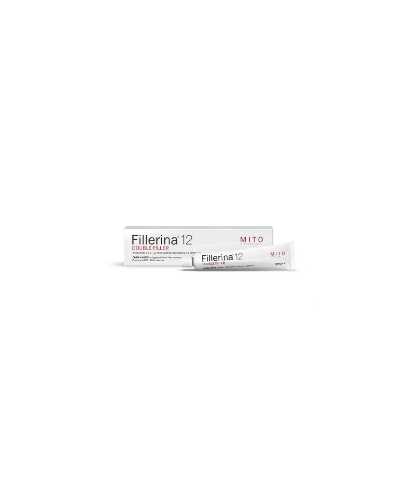 FILLERINA 12 DOUBLE FILLER MITO BASE - CREMA NOTTE GRADO 3 -TUBO 50 ML - Abelastore.it - Cosmetici e Bellezza