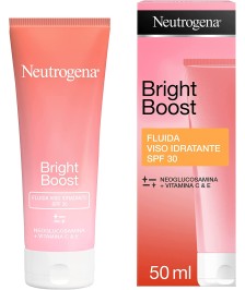 NEUTROGENA BRIGHT BOOST - FLUIDO VISO IDRATANTE SPF30 50 ML - Abelastore.it - Cosmetici e Bellezza