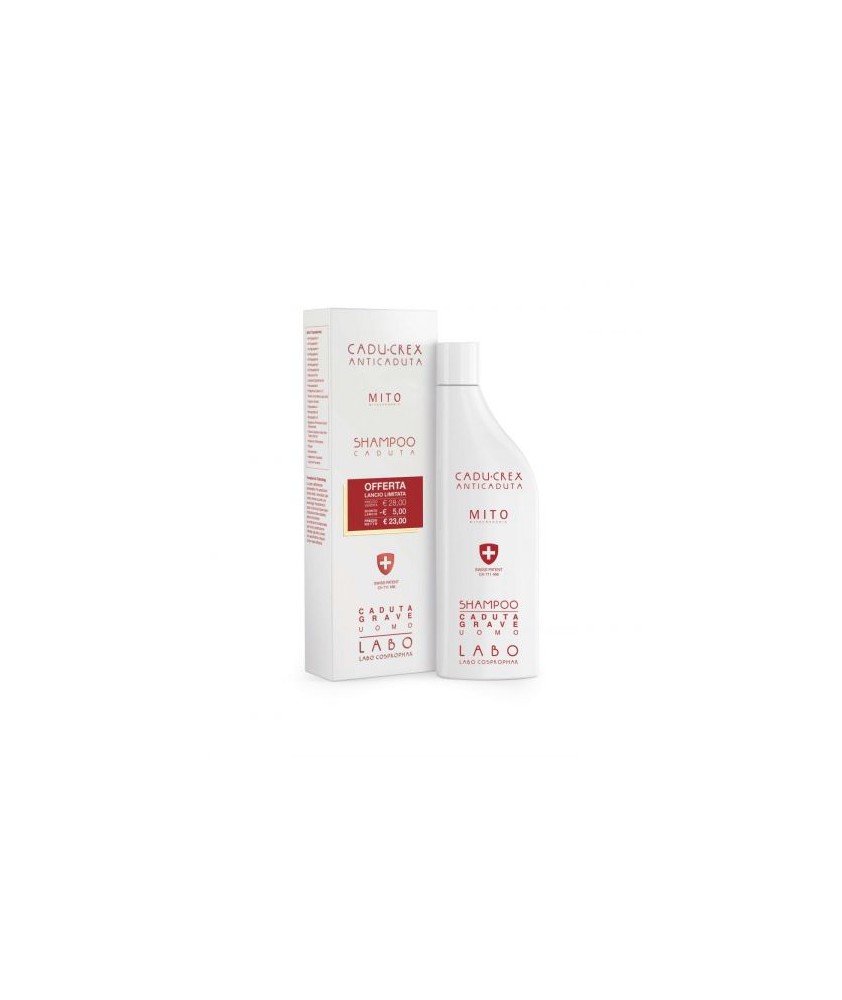 SHAMPOO CADU CREX CADUTA MITO CADUTA GRAVE UOMO 150 ML - Abelastore.it - Cosmetici e Bellezza