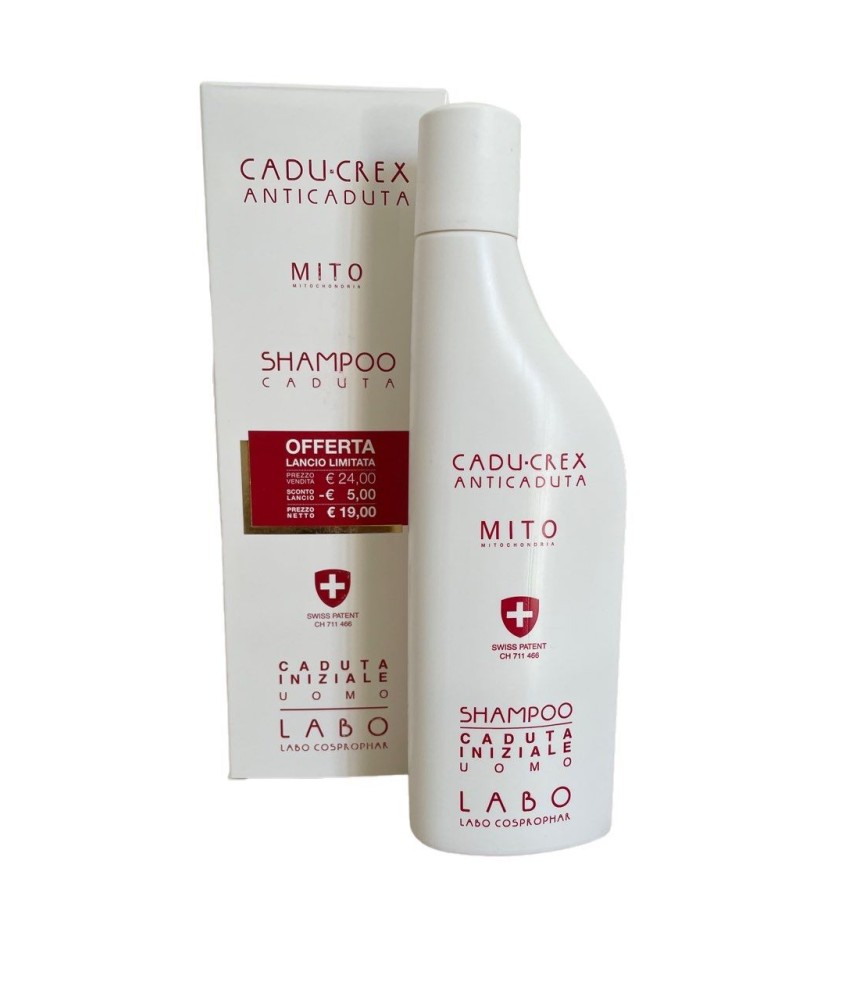 SHAMPOO CADU CREX CADUTA MITO CADUTA INIZIALE UOMO 150 ML - Abelastore.it - Cosmetici e Bellezza