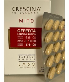 CRESCINA RI CRESCITA MITO DONNA 30 COMPRESSE - Abelastore.it - Integratori Capelli