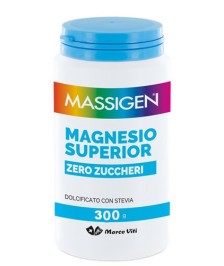 MASSIGEN MAGNESIO SUPERIOR ZERO ZUCCHERI 300 G - Abelastore.it - Integratori e Alimenti
