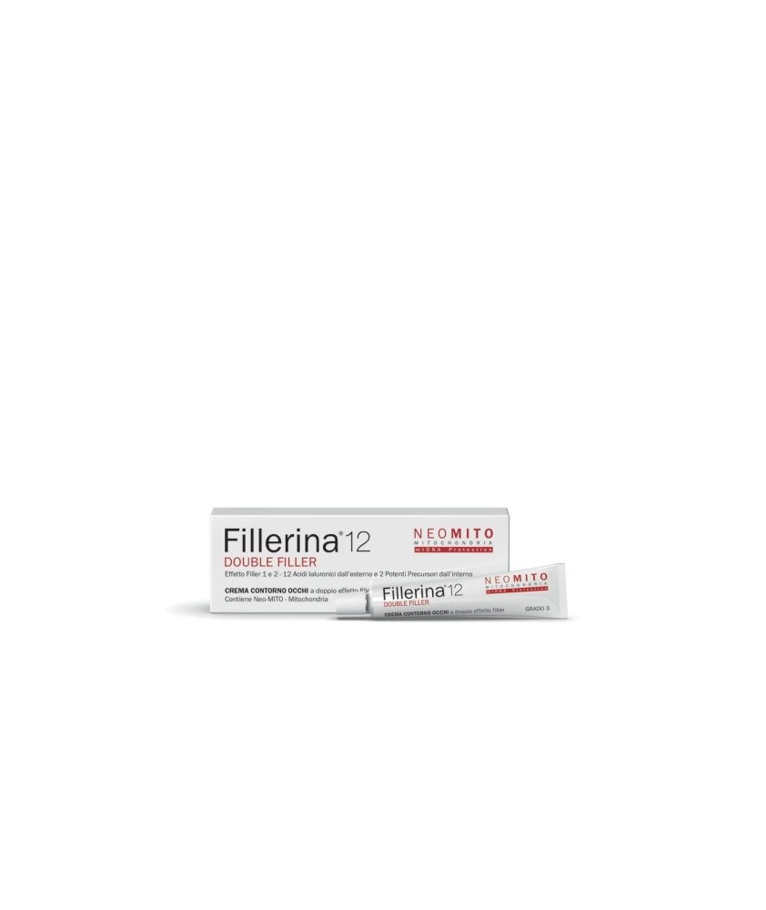 FILLERINA 12 DOUBLE FILLER NEO MITO BASE EYE CONTOUR CREAM GRADO 3 15 ML - Abelastore.it - Cosmetici e Bellezza