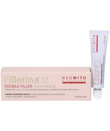 FILLERINA 12 DOUBLE FILLER NEO MITO BIOREVITALIZING EYE CONTOUR CREAM GRADO 3 BIO 15 ML - Abelastore.it - Cosmetici e Bellezza