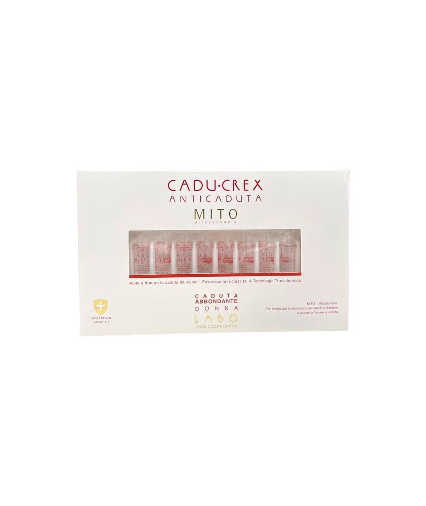 CADU-CREX MITO CADUTA ABBONDANTE DONNA 40 FIALE DA 3,5 ML - Abelastore.it - Cosmetici e Bellezza