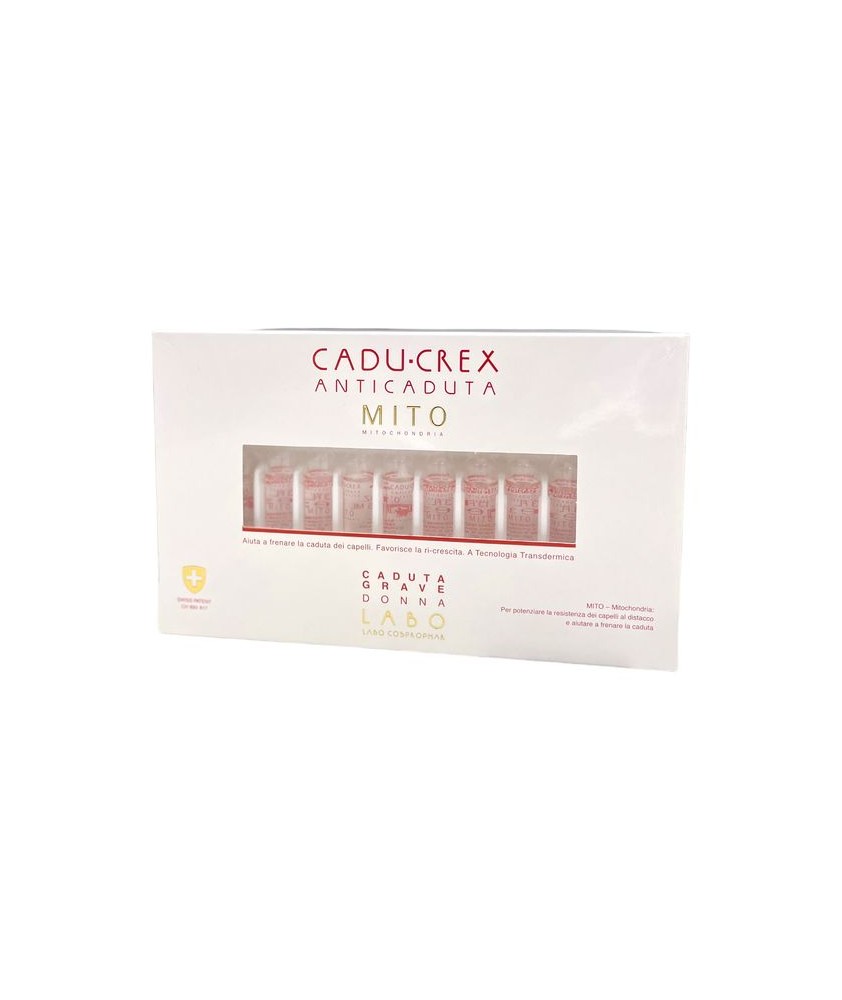 CADU-CREX MITO CADUTA GRAVE DONNA 20 FIALE DA 3,5 ML - Abelastore.it - Cosmetici e Bellezza