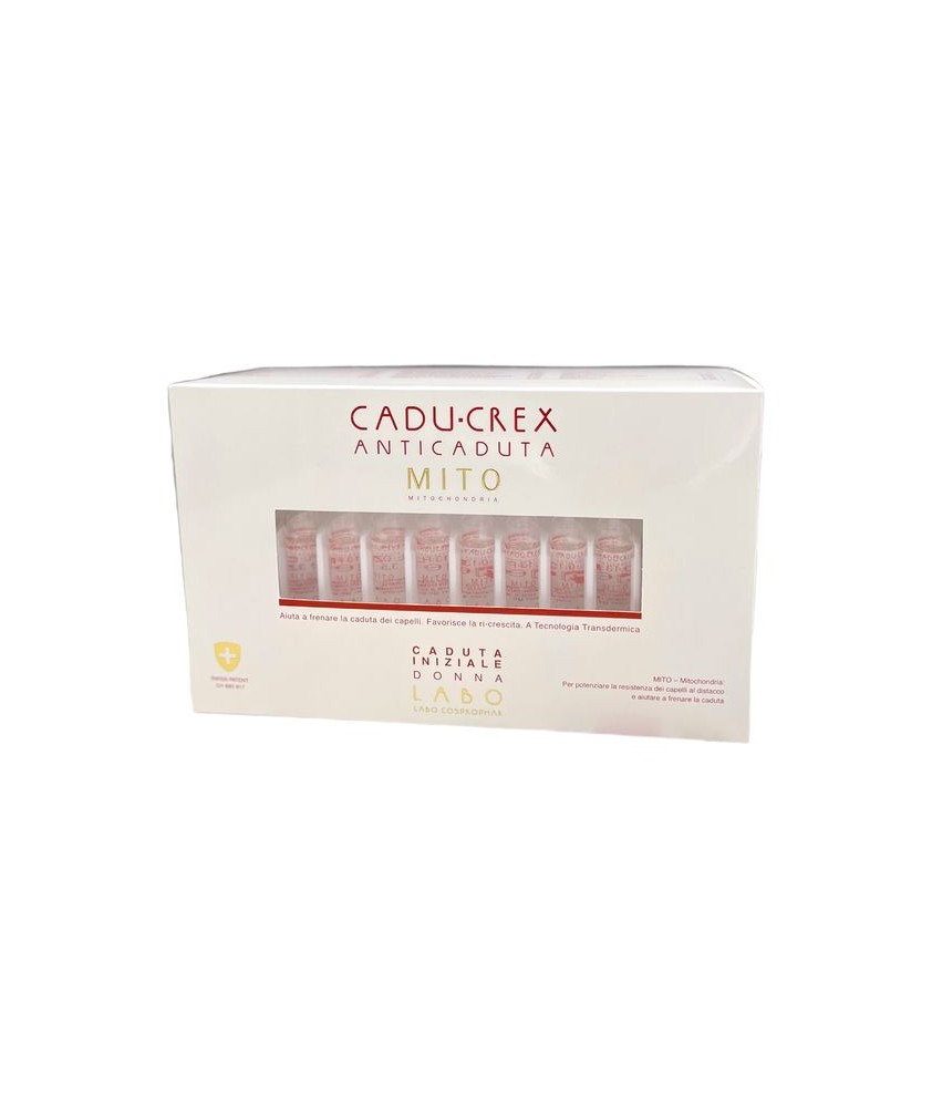 CADU-CREX MITO CADUTA INIZIALE DONNA 40 FIALE DA 3,5 ML - Abelastore.it - Cosmetici e Bellezza