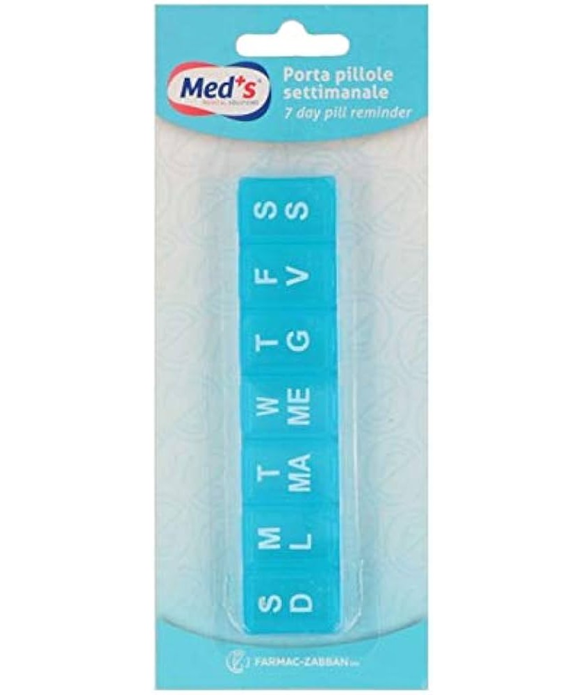 MEDS PORTAPILLOLE SETTIMANALE - Abelastore.it - Dispositivi sanitari