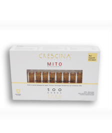 CRESCINA RI-CRESCITA MITO 500 DONNA 20 FIALE 3,5ML - Abelastore.it - Cosmetici e Bellezza