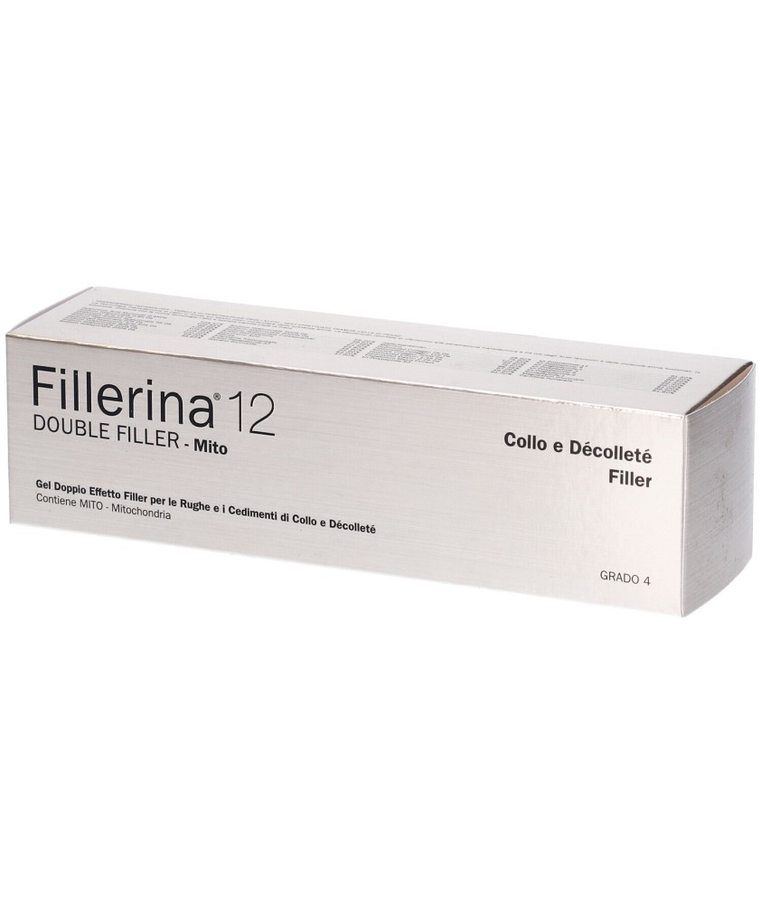 FILLERINA 12 DOUBLE FILLER MITO COLLO E DECOLLETE GEL BASE 4 DISPENSER MASSAGE TIP 30 ML - Abelastore.it - Cosmetici e Bellezza