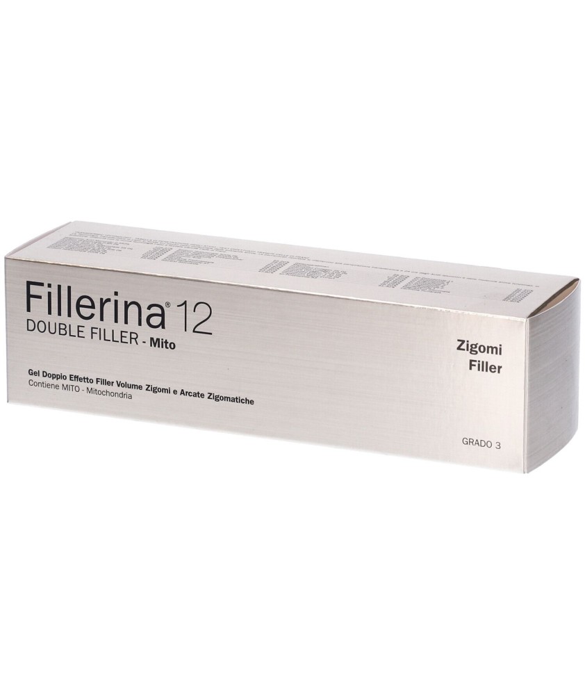 FILLERINA 12 DOUBLE FILLER MITO ZIGOMI E ARCATE ZIGOMATICHE GEL BASE 3 MASSAGE TIP 15 ML - Abelastore.it - Cosmetici e Bellezza