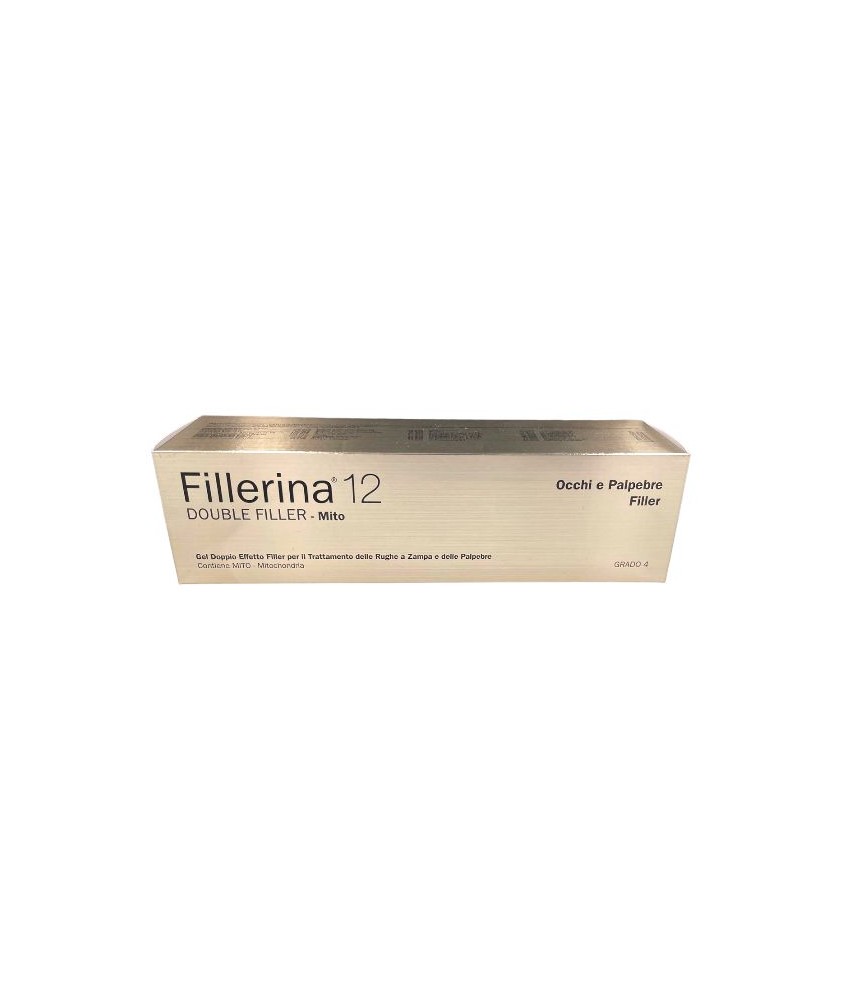 FILLERINA 12 DOUBLE FILLER MITO OCCHI E PALPEBRE GEL BASE GRADO 4 DISPENSER EYE MASSAGE TIP 15 ML - Abelastore.it - Cosmetici...