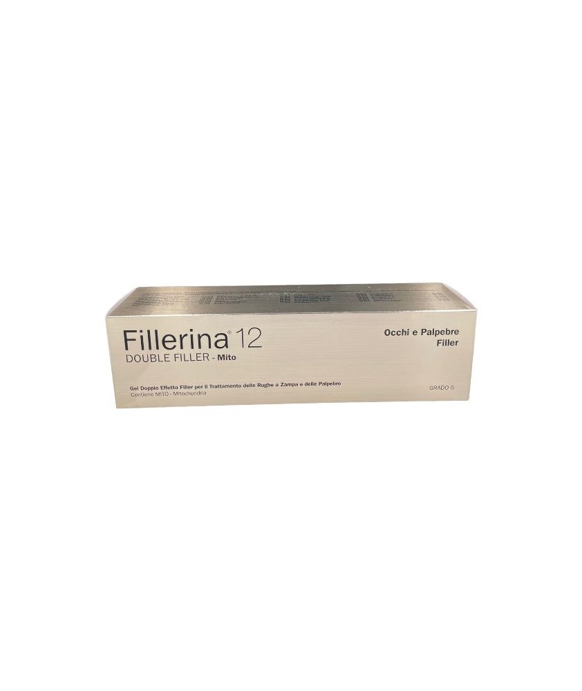 FILLERINA 12 DOUBLE FILLER MITO OCCHI E PALPEBRE GEL BASE GRADO 5 DISPENSER EYE MASSAGE TIP 15 ML - Abelastore.it - Cosmetici...