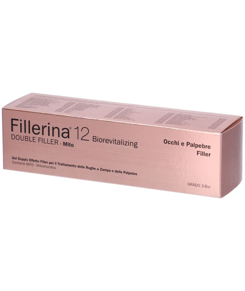 FILLERINA 12 DOUBLE FILLER MITO OCCHI E PALPEBRE GEL BIOREVITALIZING GRADO 3 DISPENSER EYE MASSAGE TIP - Abelastore.it - Cosm...