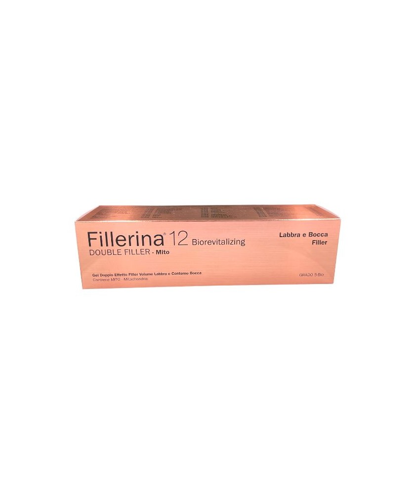 FILLERINA 12 DOUBLE FILLER MITO LABBRA E BOCCA GEL BIOREVITALIZING GRADO 5 BIO 7ML DISPENSER LIP MASSAGE - Abelastore.it - Co...