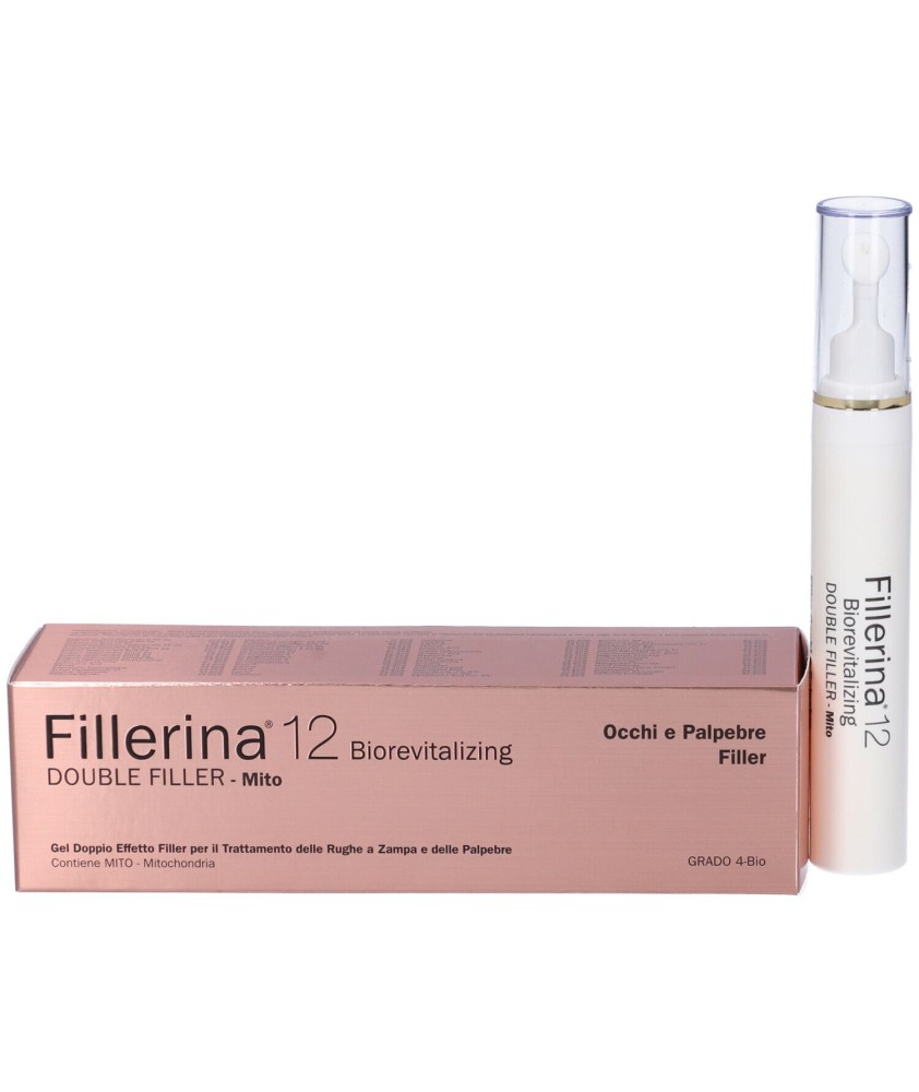 FILLERINA 12 DOUBLE FILLER MITO OCCHI E PALPEBRE GEL BIOREVITALIZING GRADO 4 BIO - Abelastore.it - Cosmetici e Bellezza