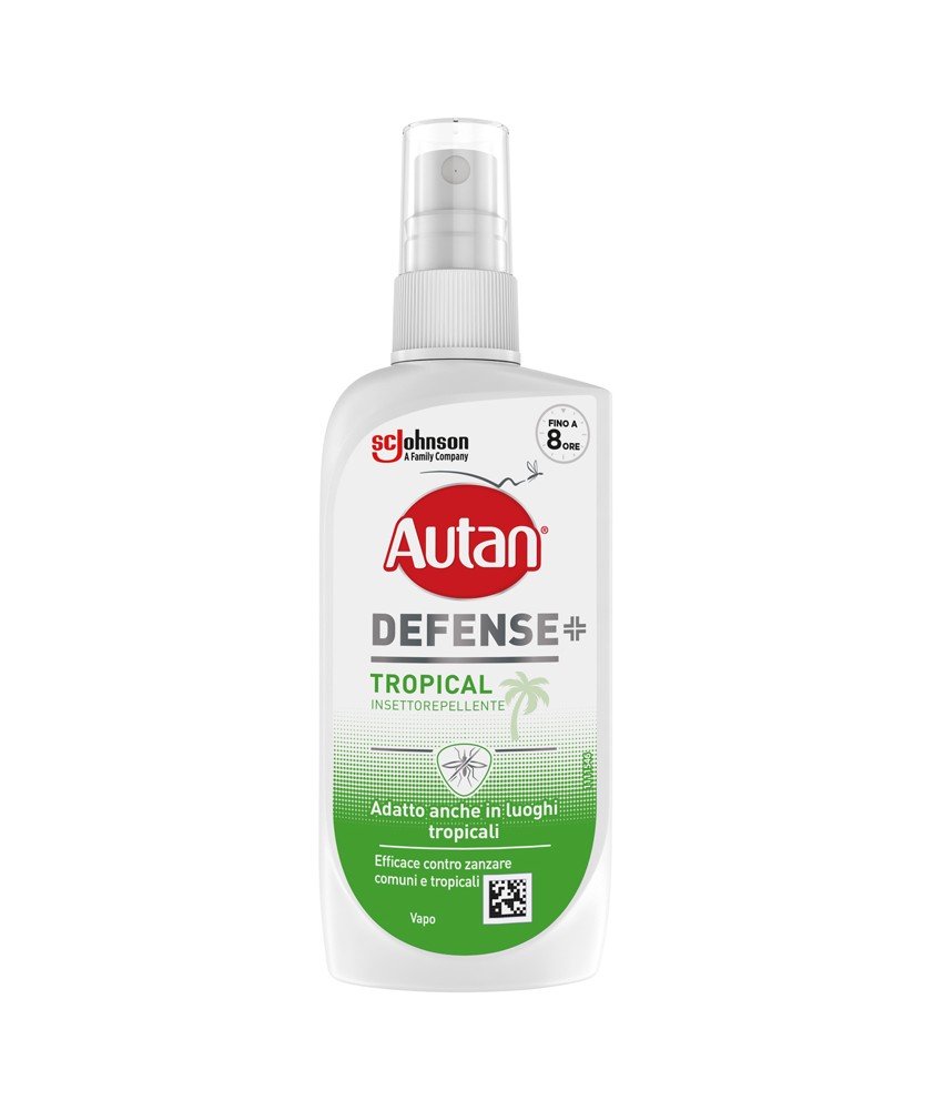 AUTAN DEFENSE TROPICAL CONTRO ZANZARE COMUNI E TROPICALI 100ML - Abelastore.it - Dispositivi sanitari