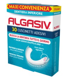 ALGASIV ADESESIVO PER PROTESI DENTIERA INFERIORE 30 PEZZI - Abelastore.it - Igiene Orale