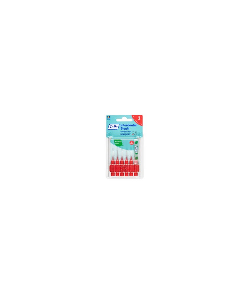 TEPE SCOVOLINO ROSSO 0,5MM 6PZ - Abelastore.it - Igiene Orale